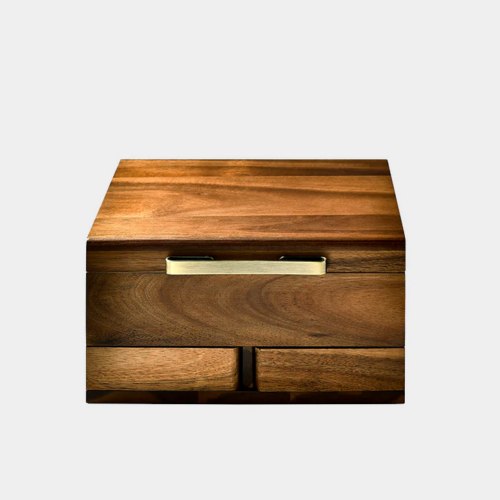 طراحی و چاپ جعبه ساعت چوبی