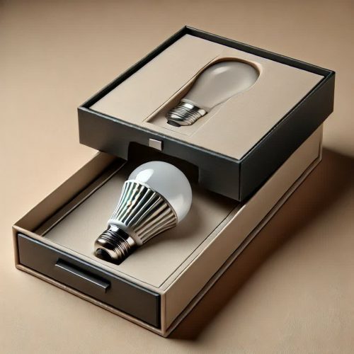 طراحی جعبه لامپ کشویی