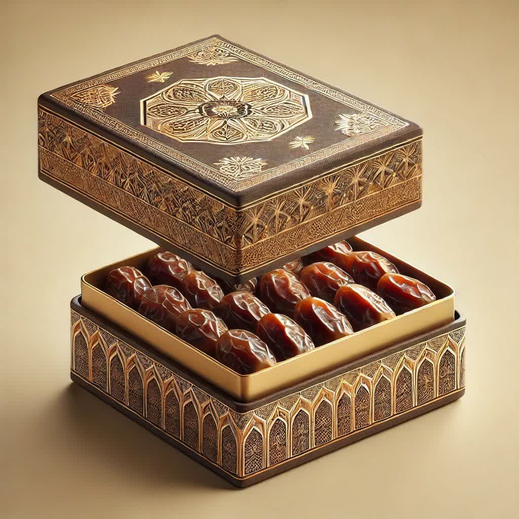 طراحی جعبه خرما تلسکوپی