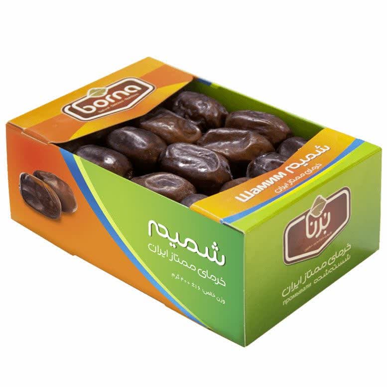 طراحی جعبه خرما درب و کفی (درب جدا)
