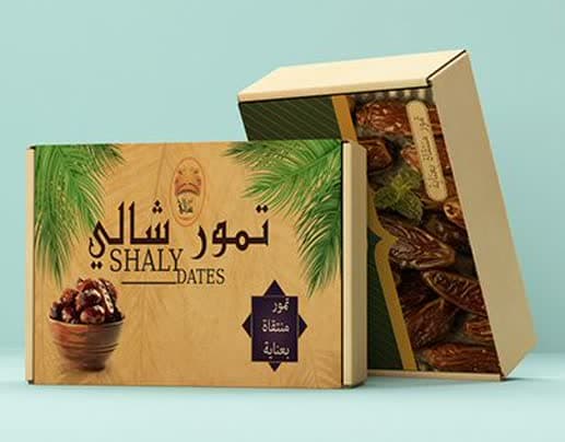 طراحی جعبه خرما صادراتی