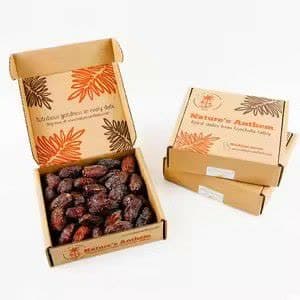 طراحی جعبه خرما کیبوردی (درب متصل)